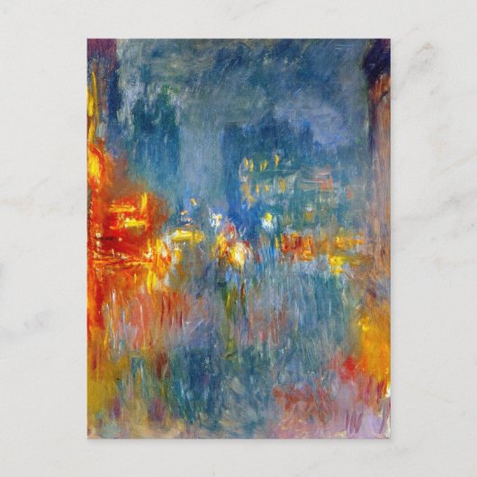 レスター広場アットナイトバイモネ葉書 ポストカード (正面)