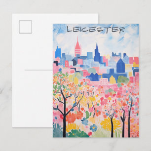 レスター旅行都市の絵画的美学 ポストカード