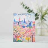 レスター旅行都市の絵画的美学 ポストカード (スタンド正面)