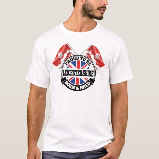 レスター生まれシアとブレッド Tシャツ (正面)