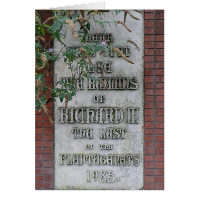 レスター、イギリスのリチャード三世記念物 (正面)