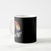 レスティスタの自由のデモの手を離す コーヒーマグカップ (正面左)