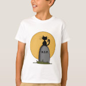 レストインピースハロウィーン長袖シャツ Tシャツ (正面)