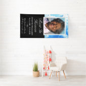 レストイン天国スカイ蝶の墓毛布カバー 横断幕 (インサイチュ)