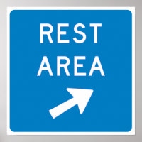 レストエリア高速道路標識