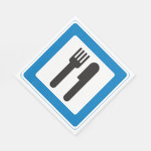 レストサインストップ紙ナプキンス スタンダードランチョンナプキン (角)