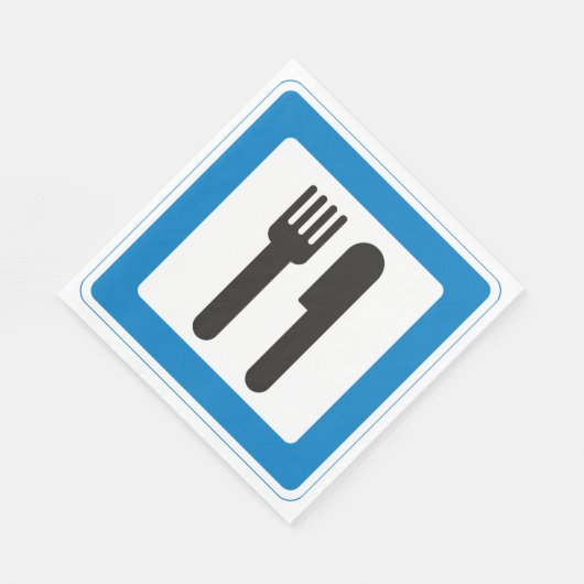 レストサインストップ紙ナプキンス スタンダードランチョンナプキン (角)