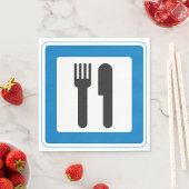 レストサインストップ紙ナプキンス スタンダードランチョンナプキン