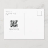 レストモダンランニューイベントブランドマーケティングポスト ポストカード (裏面)