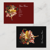 レストライタリアンン、キッチン、トマト 名刺 (正面/裏面)