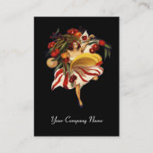 レストライタリアンン、キッチン、トマト 名刺 (裏面)