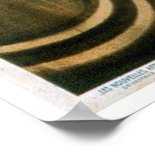 レストラフランスのンヴィンテージ食品と芸術 ポスター (角)