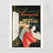 レストラフランスのンヴィンテージ食品と芸術 ポストカード (正面)