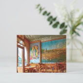 レストランでグアダルーペ壁画の私達の女性 ポストカード (スタンド正面)