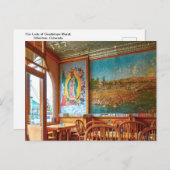 レストランでグアダルーペ壁画の私達の女性 ポストカード (正面/裏面)