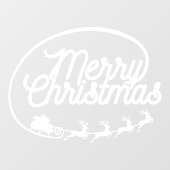 レストランとオフィスのクリスマスホリデー ウィンドウサイン (シート)