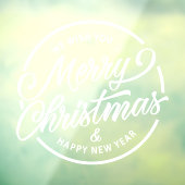 レストランとオフィスのクリスマスホリデー ウィンドウサイン (シート3)