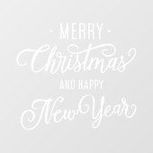 レストランとオフィスの新年の幸せ ウィンドウサイン (シート)