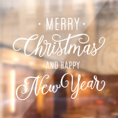 レストランとオフィスの新年の幸せ ウィンドウサイン (シート2)