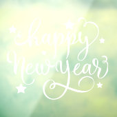 レストランとオフィスの新年の幸せ ウィンドウサイン (シート3)