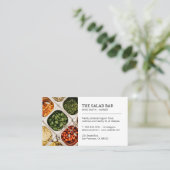 レストランのオーナー | サラダバー 名刺 (スタンド正面)