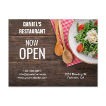 レストランのオープン |開く |ダイレクトメール