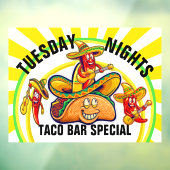 レストランのデイリースペシャルズ ウィンドウサイン (シート3)