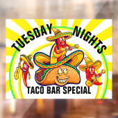 レストランのデイリースペシャルズ ウィンドウサイン (シート2)