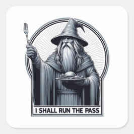 レストランのユーモア走は合格 スクエアシール