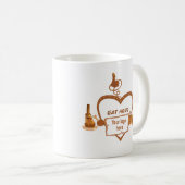 レストランのロゴをここに貼る コーヒーマグカップ (正面右)