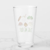 レストランの中国の持ち帰り食べ物を取り出す タンブラーグラス (裏面)