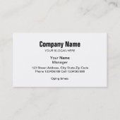 レストランの名刺テンプレート|赤いテーブルクロス 名刺 (裏面)