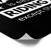 レストランの経営者は簡単でおもしろいある ポスター (角)