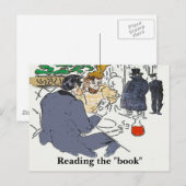 レストランの風景 読む, ポストカード (正面/裏面)