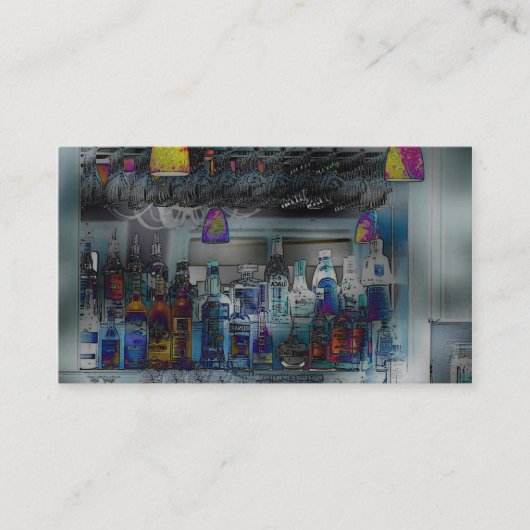 レストランまたはバーの名刺 名刺 (正面)