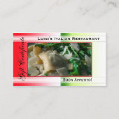レストランイタリアンギフト券テンプレート 割引カード (正面)