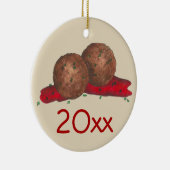 レストランイタリアンフードミートボールマリナラソース セラミックオーナメント (右)