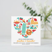 レストランイタリアンリハーサルディナー 招待状 (スタンド正面)