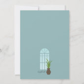 レストランインテリアリタイアメント招待状 招待状 (裏面)