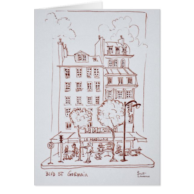 レストランオンブルバード|サンジェルマン，パリ (正面)