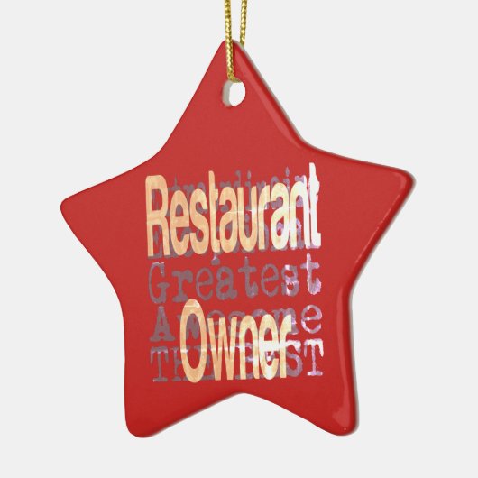 レストランオーナーエクソナレ セラミックオーナメント (左)