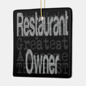 レストランオーナーエクソナレ セラミックオーナメント (左)