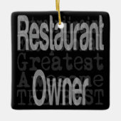 レストランオーナーエクソナレ セラミックオーナメント (正面)