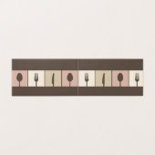 レストランカフェメニュービジネス折り畳みテントカード 名刺 (外部フラット)