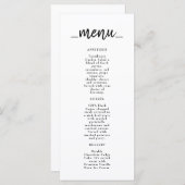レストランカフェラウンジメニュー メニュー (正面/裏面)