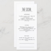 レストランカフェラウンジメニュー メニュー (正面/裏面)