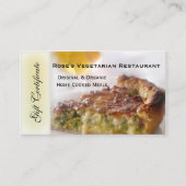 レストランギフト券またはギフト券 割引カード (正面)