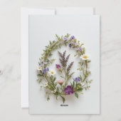 レストラングランドオープニング招待状 シーズンカード (裏面)