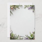 レストラングランドオープニング招待状 シーズンカード (裏面)