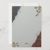 レストラングランドオープニング招待状 シーズンカード (裏面)